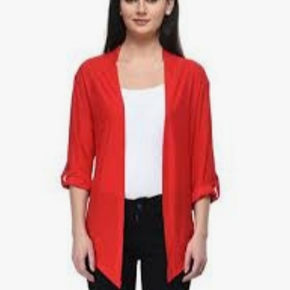 Sweaterworks Cardigan Red Size: Large